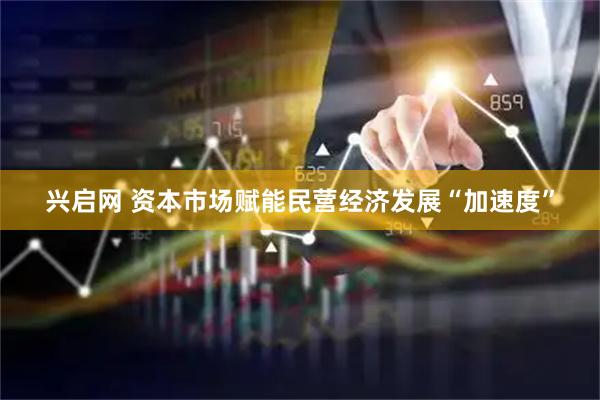 兴启网 资本市场赋能民营经济发展“加速度”